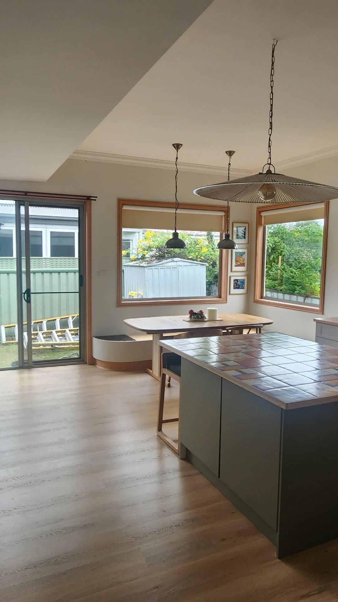 The new kitchen in the extension