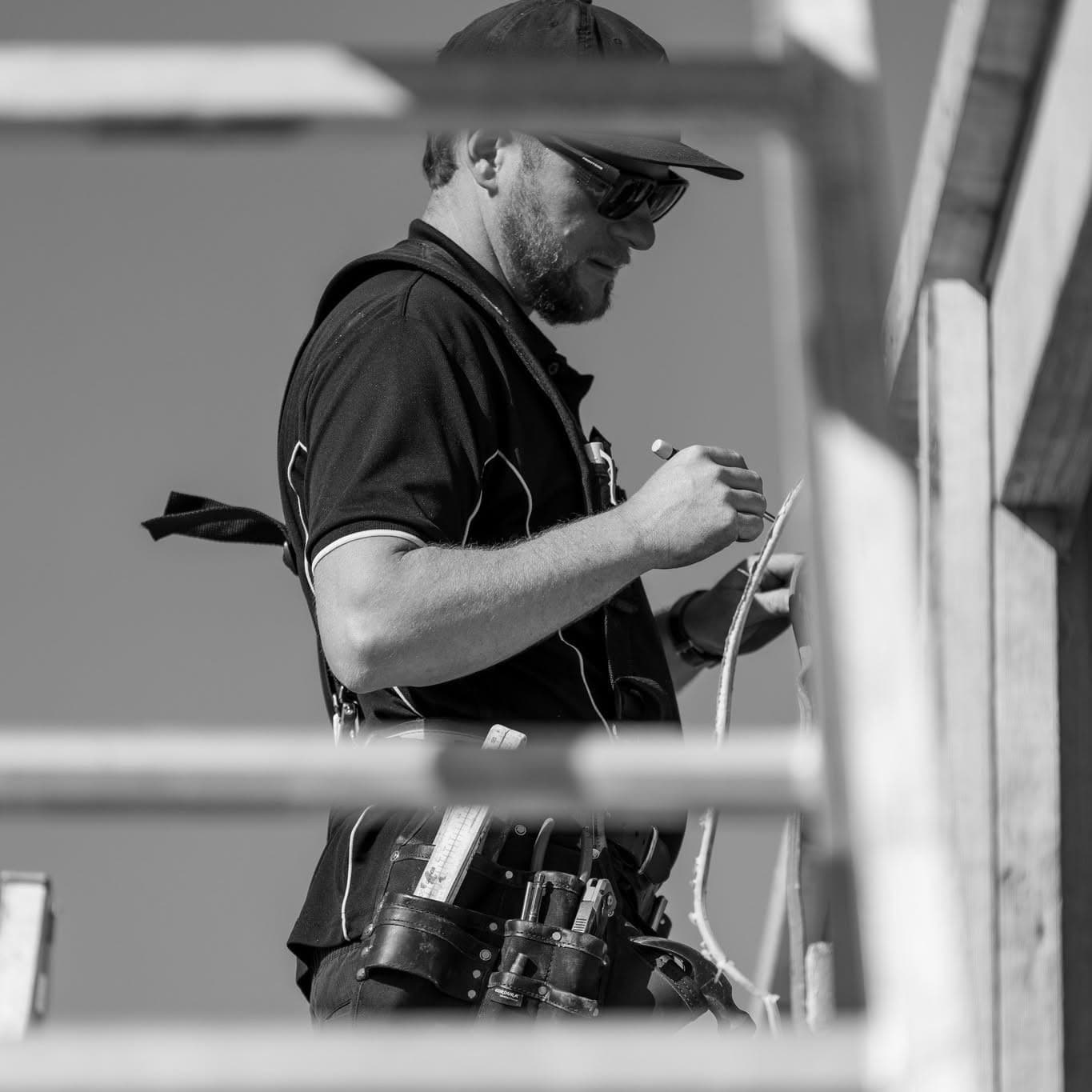 Tobin Delaney on site