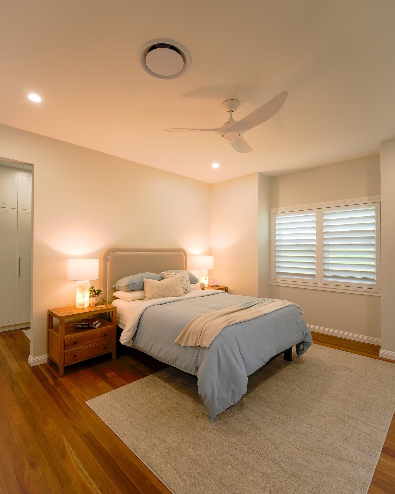 Bedroom in the Kahibah extension by Delaney Construction Projects